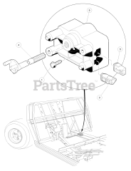 Husqvarna HUV 4210 EXP - Husqvarna 4x2 Utility Vehicle, Electric (2006-11) Motor Controller Output Regulator (MCOR)
