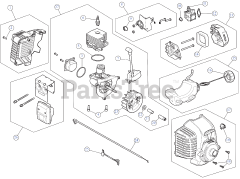 Troy-Bilt TB 25 C (41AD25CS766) - Troy-Bilt String Trimmer Engine Assembly