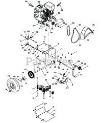 Ariens 939401 - Ariens Sno-Tek 20" Snow Blower, 136cc LCT (SN: 035000 - 074999)