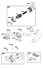 Briggs & Stratton 613477-4189-J1 - Briggs & Stratton Horizontal Engine