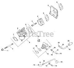 Toro 73428 (312-8) - Toro Garden Tractor (SN: 089000001 - 089000499) (1998) Carburetor Fuel Pump