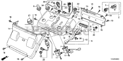 Honda HS1336 I A (SBAJ) - Honda 36" Snow Blower, Made in Japan (SN: SBAJ-5000001 - SBAJ-9999999) CONTROL PANEL