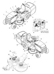 Snapper RD 2140 (2690774) - Snapper LT300 Series 40" Lawn Tractor, 21hp