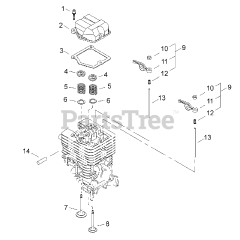 Swisher E 3000 - Swisher Edger Valve Train