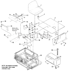 Simplicity 1691969 - Simplicity Lever Steer Rear-Engine Riding Mower, 20hp