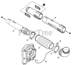 Echo PB-580 T - Echo Backpack Blower (SN: P48414001001 - P48414999999)