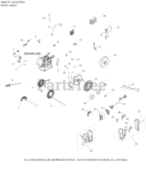 Kohler SH255-0101 - Kohler SH Series Engine, Basic Version, 5.5hp, 4.2kW 05 Ignition/Charging