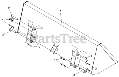 Cub Cadet 416 (590-416-100) - Cub Cadet Loader Bucket