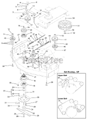 Gravely 895409 (MP-3132) - Gravely Tow-Behind Mulching Mower Attachment (SN: 000101 & Above)