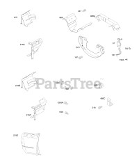 Briggs & Stratton 294447-1046-E2 - Briggs & Stratton Horizontal Engine Air Guides, Shrouds