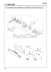 RedMax G 3100 T - RedMax Chainsaw (SN: 723010001 & Above) (2004-04)