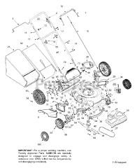 Huskee 12A-569K731 - Huskee Walk-Behind Mower (2004) (Tractor Supply)