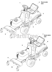 Simplicity 1694292 - Simplicity Lancer Rear-Engine Riding Mower, 17hp