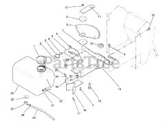 Toro 22-14OE01 (244-H) - Toro Yard Tractor (SN: 010000001 - 019999999) (1991)