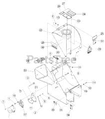 Bear Cat SC 5720 B - Bear Cat 5" Chipper/Shredder Blower, 720cc Subaru (SN: 5VJAA0010BW002960 - 5VJAA0013CW003742)
