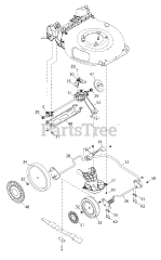 Snapper SP 100 (1696702-00) - Snapper 21" Walk-Behind Mower, Variable Speed, 775 Series Briggs