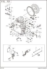 Subaru Robin DY272DS4020 (DY27-2) - Subaru Robin Engine, Diesel 701 Electric Device