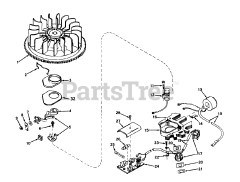 Toro 57241 - Toro 32" Lawn Tractor (SN: 002000001 - 002999999) (1972)