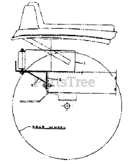 Toro 5-0701 - Toro 36" Side-Discharge Mower Deck (1972) Frame Weight Assembly