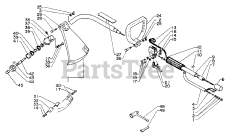 Echo GT-160 - Echo String Trimmer (Original Version) Throttle, Shaft, Housing, Handles, Tools