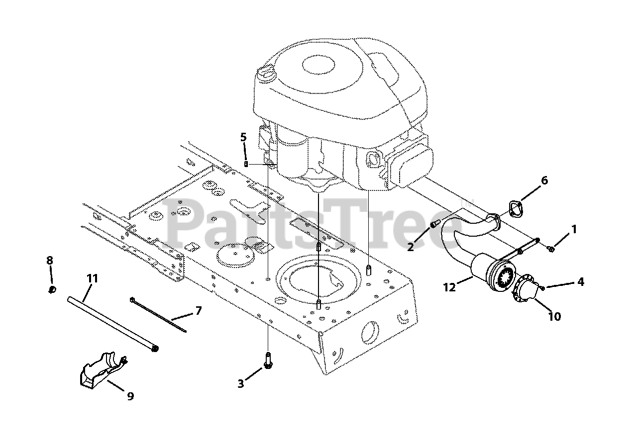 Murray Riding Lawn Mower Model 13ac76lf058 Mtd Parts Images and