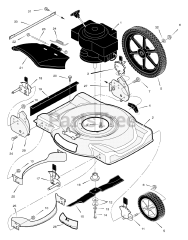 Briggs & Stratton 225112x24A - Briggs & Stratton 22" Walk-Behind Mower (2004) (Meijer)