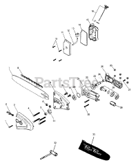 Echo PPSR-2122 - Echo Pole Saw (Type 1E) (SN: 001001 - 504999)