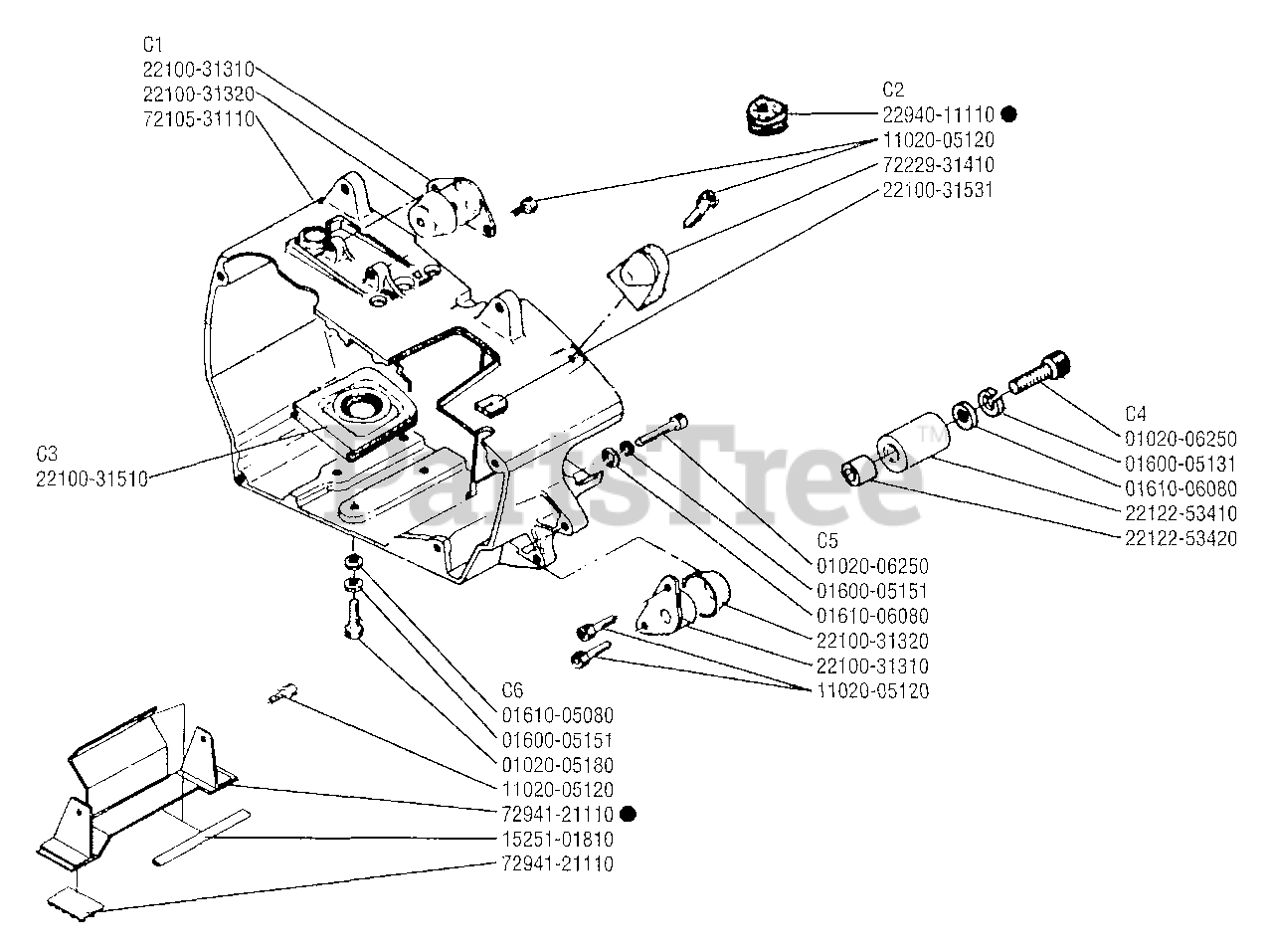 Shindaiwa 350 Shindaiwa Chainsaw Main Housing Parts Lookup with