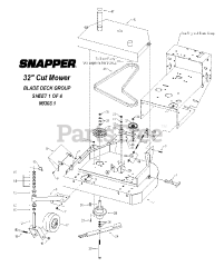 Snapper SGV 13320KW (71106) - Snapper 32" Walk-Behind Mower, 13hp