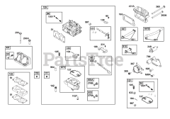 Briggs & Stratton 386447-3332-G1 - Briggs & Stratton Horizontal Engine