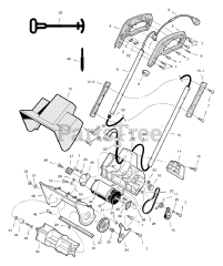 Murray 612100x30NA - Murray 12" Snow Thrower (2004)
