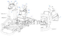 Cub Cadet ZT1-50 KW FAB (17RIEACZ010) - Cub Cadet Ultima 50" Zero-Turn Mower, Fab Deck, Kawasaki (2019) Platform
