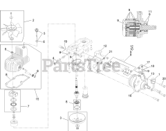 Toro 74925 TE (6000) - Toro 152cm Z Master Zero-Turn Mower, Side-Discharge Deck (SN: 313000001 - 313999999) (2013) RH HYDRO ASSEMBLY NO. 116-6416