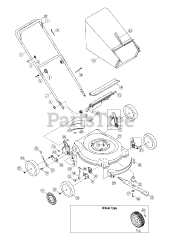 MTD 11A-422Q713 - MTD Pro Walk-Behind Mower (2007)