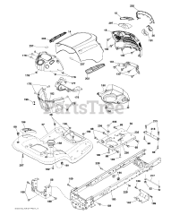 Poulan Pro PP 20VA42 (223980) - Poulan Pro Lawn Tractor (2017-11)