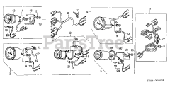 Honda BF200 A4 XA (BAEJ) - Honda Marine Engine, Made in Japan (SN: BAEJ-1200001 - BAEJ-1299999) METER