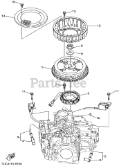 Gravely 08201322 - Gravely MX825v Yamaha Replacement Engine