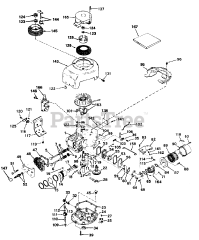Toro 57017 - Toro 25" Lawn Tractor (SN: 003000001 - 003999999) (1973) Engine Tecumseh Model No. V50-60205h 5 H.p. Lawn Tractor (recoil) Model No. V50-60203h 5 H.p. Lawn Tractor (electric) (continued)