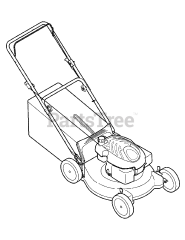 Yard Machines 11A-41MB029 - Yard Machines Walk-Behind Mower (2008) (Home Depot)