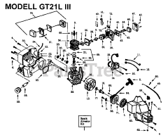 Jonsered GT 21 L - Jonsered String Trimmer (1994-01) ENGINE