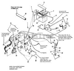 AGCO 1312 G (1691658) - AGCO Rear-Engine Riding Mower, 12hp Electrical Group - Main Harness