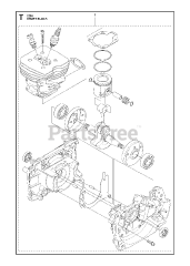 Jonsered MC 2256 - Jonsered Brushcutter (2011-01) SHORT BLOCK