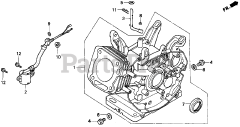 Honda EM3500X A (EA6) - Honda Generator, Made in Japan (SN: EA6-2000001 - EA6-3000000) CYLINDER