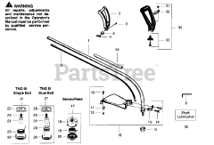 Weed Eater GTI 16 - Weed Eater String Trimmer DRIVE SHAFT &amp; CUTTING HEAD