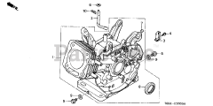 Honda HS828 K1 TAS/C (SZAK) - Honda 28" Snow Blower, Made in Japan (SN: SZAK-2120001 - SZAK-9999999) CYLINDER