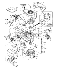 Toro 20710 - Toro 53cm Walk-Behind Mower (SN: 001000001 - 001999999) (1981) Engine Tecumseh Model No. Tnt-100-10063d