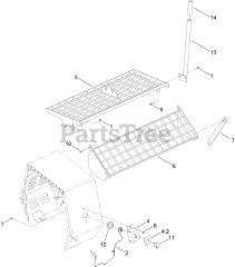 Toro 68080 C - Toro Grate Kit for 6 cu. ft. Mortar Mixer (SN: 313000001 - 313999999) (2013) 6 Cubic Foot Grate Kit Assembly