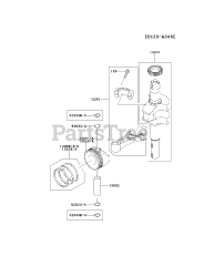 Kawasaki FJ180V-CS23 - Kawasaki Engine PISTON/CRANKSHAFT