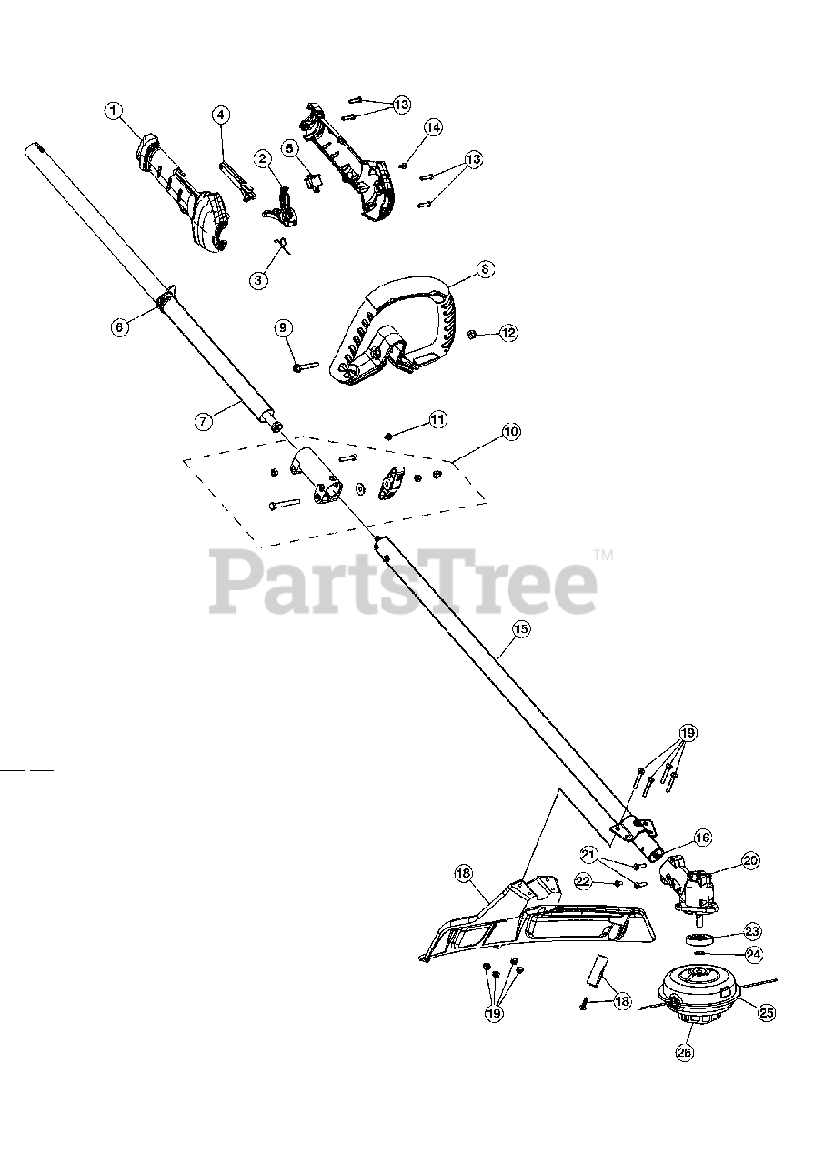 TroyBilt TB 2044 XP (41BDZ2PC766) TroyBilt String Trimmer General
