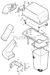 Lawn-Boy 63711 - Lawn-Boy 36" Snow Thrower Attachment (SN: 900000001 - 999999999) (1989)